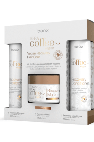 KIT KERACOFFEE 850G(SHAMPOO + CONDITIONER + MASK) 850ML (4 KITS)