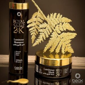 Beox Royal Gold 24K Luminous Home Care Kit _Shampoo 250ML + Mask 240G
